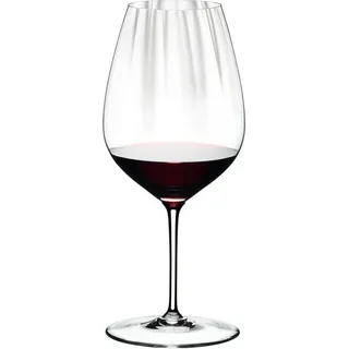 Riedel Vorteilsset 2 Gläser PERFORMANCE CABERNET/MERLOT 6884/0 und 4 EKM Living Trinkhalme aus Edelstahl