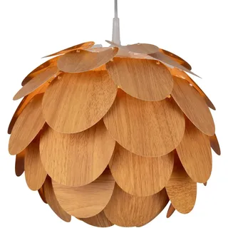 Näve Pendelleuchte Foglia Nussbaum-Braun Ø40 cm