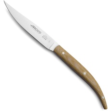 Arcos Table Messer - Steakmesser Tafelmesser - Klinge Nitrum Edelstahl 110 mm - HandGriff ABS Micarta Farbe Braun
