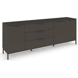 Rauch Kombikommode 200 x 72 x 42 cm grau
