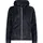 CMP Damen Giacca In Pile Highloft Da Donna Con Cappuccio Fisso Jacke Antracite-Bianco S EU