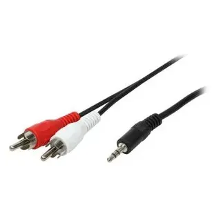 Logilink Audio Kabel 3,5mm Klinke - 2x Cinch 1,5m (CA1042)