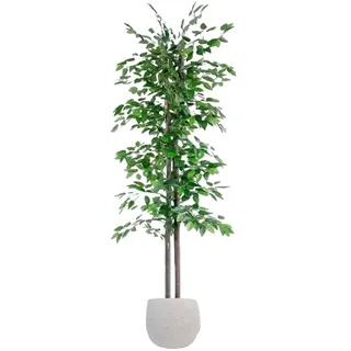 Home ESPRIT Baum Polyester Holz 80 x 80 x 180 cm