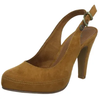 s.Oliver Damen Casual Slingback, Braun (Cognac 305)