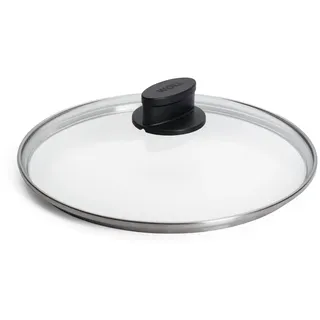 WOLL Eco Lite Sicherheitsglasdeckel, rund, Ø 24 cm, transparent