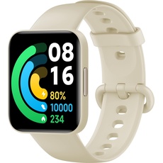 Xiaomi Poco Watch (Ivory), SpO2-Messung, Herzfrequenz, AMOLED-Display, 1,6 Zoll, GPS, ATM-Wasserbeständigkeit, Ivory, italienische Version, einzigartig, 37614