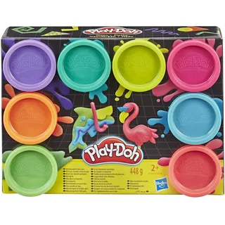 PLAY-DOH 8 Pack Neon Knete
