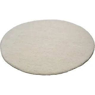 THEKO Amravati Wollteppich Ø 250 cm Beige/Grau