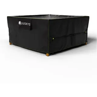 Juskys Gartenmöbel Abdeckplane 200 x 200 x 90 cm Schwarz