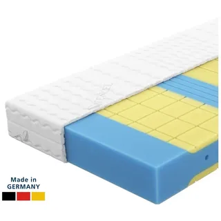 AM Qualitätsmatratzen Premium Plus 7-Zonen Kaltschaummatratze 120 x 200 cm H2
