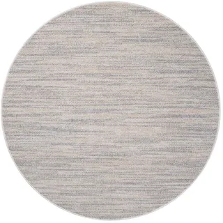 Carpet City Teppich »CLASICO 0052« rund 11 mm Höhe Kurzflor, Hochtief-Muster, Boho, Wohnzimmer, grau
