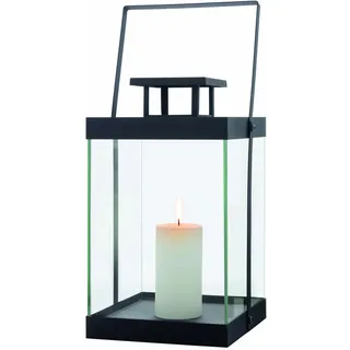 BLOMUS Dekoleuchte Glas, Stahl 37,5 cm schwarz