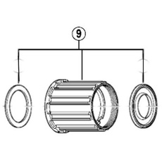 FH-4500 complete Freehub body