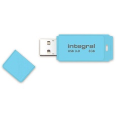 Integral Memory INFD8GBPASBLS3.0 8GB Speicherkarte himmelblau