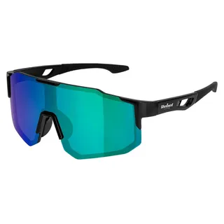 Rebel Sportsonnenbrille: Polarisierend, UV 400 Schutz - Schwarz