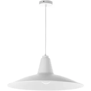 Pendelleuchte , Weiß Hochglanz , Metall , rund , 65x160x65 cm , Eec , ohne Chemie , Lampen & Leuchten, Leuchtenserien