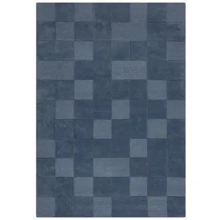 Flair Rugs Handwebteppich , Blau , Textil , Abstraktes , rechteckig , 120x170 cm , Reach, AZO-frei, Handmade in India , für Fußbodenheizung geeignet , Teppiche und Böden, Teppiche, Moderne Teppiche