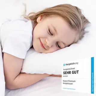 Kinderkopfkissen Kissen 40x60 - Ergonomisches Kissen Kinder für weiche Träume - Komfortkissen Kinder für optimale Stützkraft - Baby Kissen mit Baumwollbezug & waschbar 60°C - Made in Spain & Öko-Tex