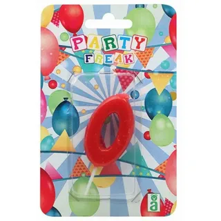 ATOSA BL. Kerze No 0 rot, bunt (50654)