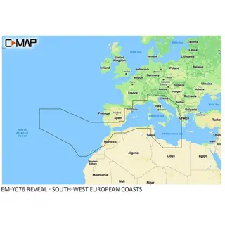C-map Seekarte Der Südwest-europäischen Küsten - Multicolor - One Size