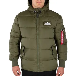 Alpha Industries Hooded Puffer Fd Jacke - Dark Green - XL