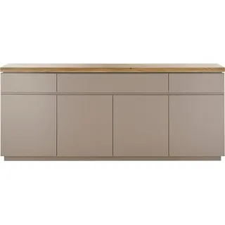 MCA Furniture PALAMOS Sideboard 200 x 86 x 40 cm grau / akazie