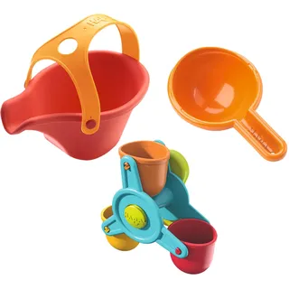 HABA Kugelbahn Badespaß Wassereffekte – Wasserrad mit Saugnäpfen, Kugelbahn-kompatibel, Farbeffekte, Wasserbahn für Kinder ab 3 Jahren – 2013028001