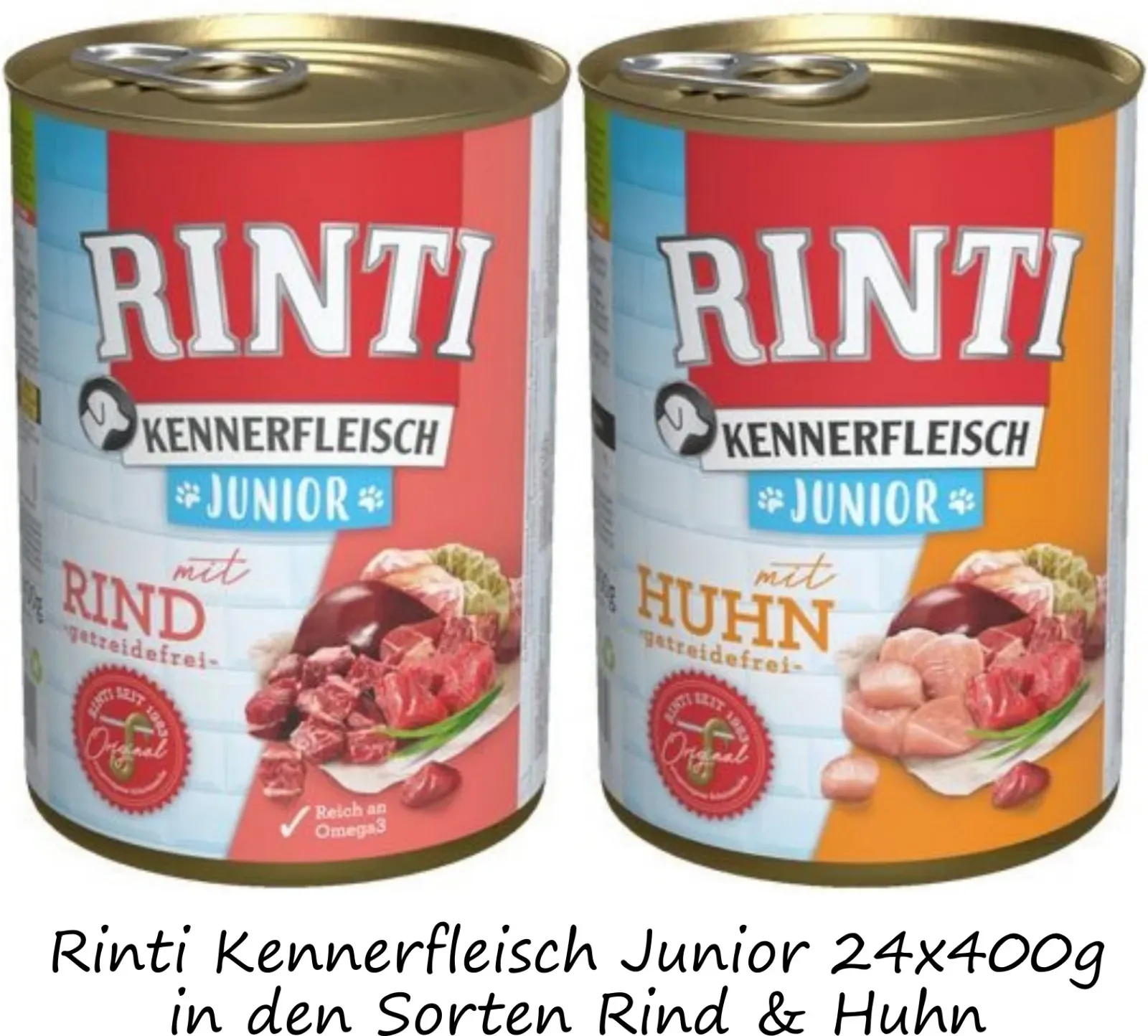 Bild von Kennerfleisch Junior Huhn 12 x 400 g