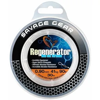 Savage Gear Mono Regenerator Schnur 30m 0,81mm 33kg Vorfachschnur, Hechtvorfach, Spinnvorfach zum Hechtangeln Vorfachmaterial