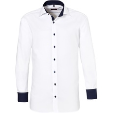 Bild von MODERN FIT Hemd in weiß unifarben, weiß, 41