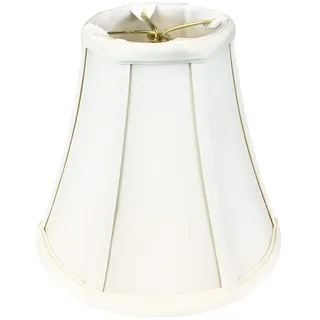 Royal Designs True Bell Lampenschirm, weiß, 9,5 x 17,8 x 17,8 cm, runder Clip