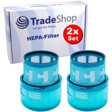 2x Trade-Shop HEPA Vormotor-Filter Ersatzfilter kompatibel mit Dyson Gen5 Detect Serie, Ersatz für Dyson 972352-01 / Staubsauger-Zubehör