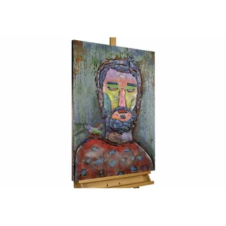 Kunstloft Metallbild Bunt 60/90 cm , Multicolor , Metall , 4x90 cm , Bilder & Rahmen, Bilder, Holz & Metallbilder