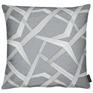 APELT Domino Dekokissen 45 x 45 cm Grau