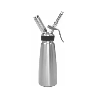 SCHNEIDER Sahnespender, Edelstahl, Zum Zubereiten von Sahne, Mousses, Desserts, kalten Schäumen und Saucen, Volumen: 0,5 Liter