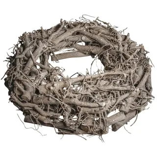 Rayher Weidenkranz 30 cm grau/weiß