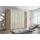 Drehtürenschrank Monaco 295 x 236 x 58 cm Beige/Braun