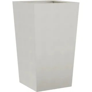 vidaXL Pflanzkübel 45x45x75 cm Edelstahl - Silber