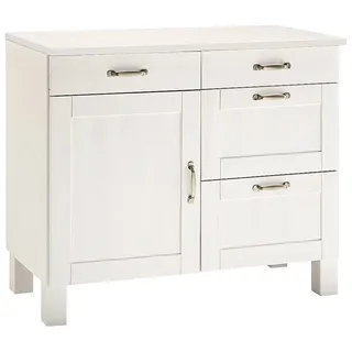Home Affaire Unterschrank Alby 100 x 50 x 85 cm Weiß