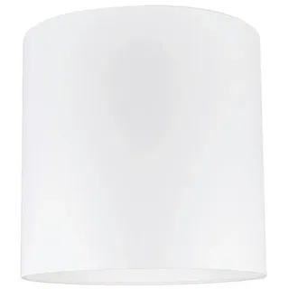 Leuchtenschirm , Weiß , Metall, Textil , zylindrisch , E27 , 35 cm , Lampen & Leuchten, Innenbeleuchtung, Lampenschirme