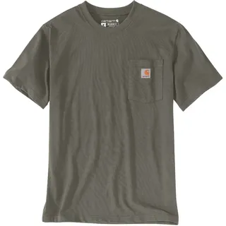 CARHARTT Workwear K87 Pocket, T-Shirt - Oliv (Dov) - XL