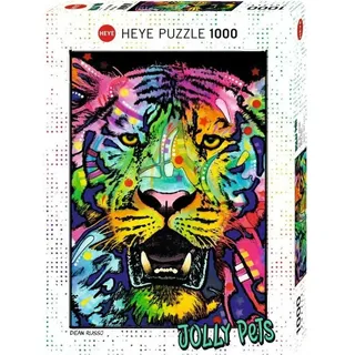 Heye Puzzle Wild Tiger - Tierpuzzle 1000 Teile