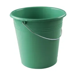 Gies ecoline Stabilo Eimer, 10 Liter, Haushaltseimer aus Kunststoff, Farbe: grün