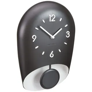 Guzzini - Home, BELL Wanduhr mit Pendel, Pendeluhr - Kohle, 22x8xh 33 cm - 168604209