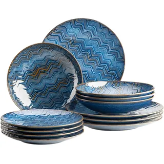 Mäser Aquamarine Tafelservice 12-tlg. blau