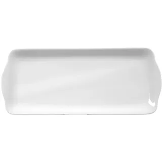 SELTMANN WEIDEN Servierplatte Kuchenplatte eckig 35 cm weiß