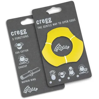 cregg Brainstream, gelb, Eieröffner/Eierbecher/Serviettenhalter, A001279