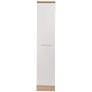 Respekta Apothekerschrank 30 x 144,8 x 60 cm Weiß/Eichefarben