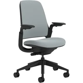 Steelcase Series 1 Ergonomischer Bürostuhl mit LiveBack Lumbalstütze und 4D-Armlehnen Sturmhorizont