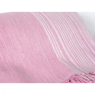 MI CASA Mehrzweck-Strandtuch, gestreift, 110 x 170 cm, Rosa